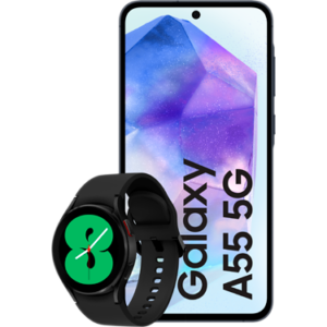 Samsung Galaxy A55 256GB Navy + Galaxy Watch 4